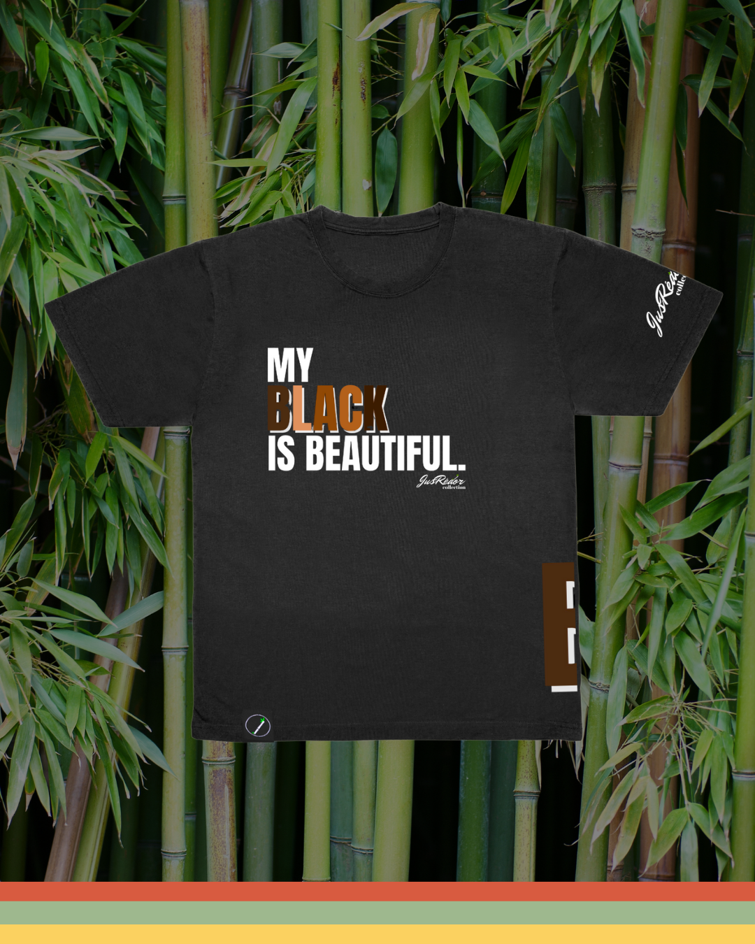 My Black is Beautiful Bamboo Graphic Short Sleeve T-Shirt