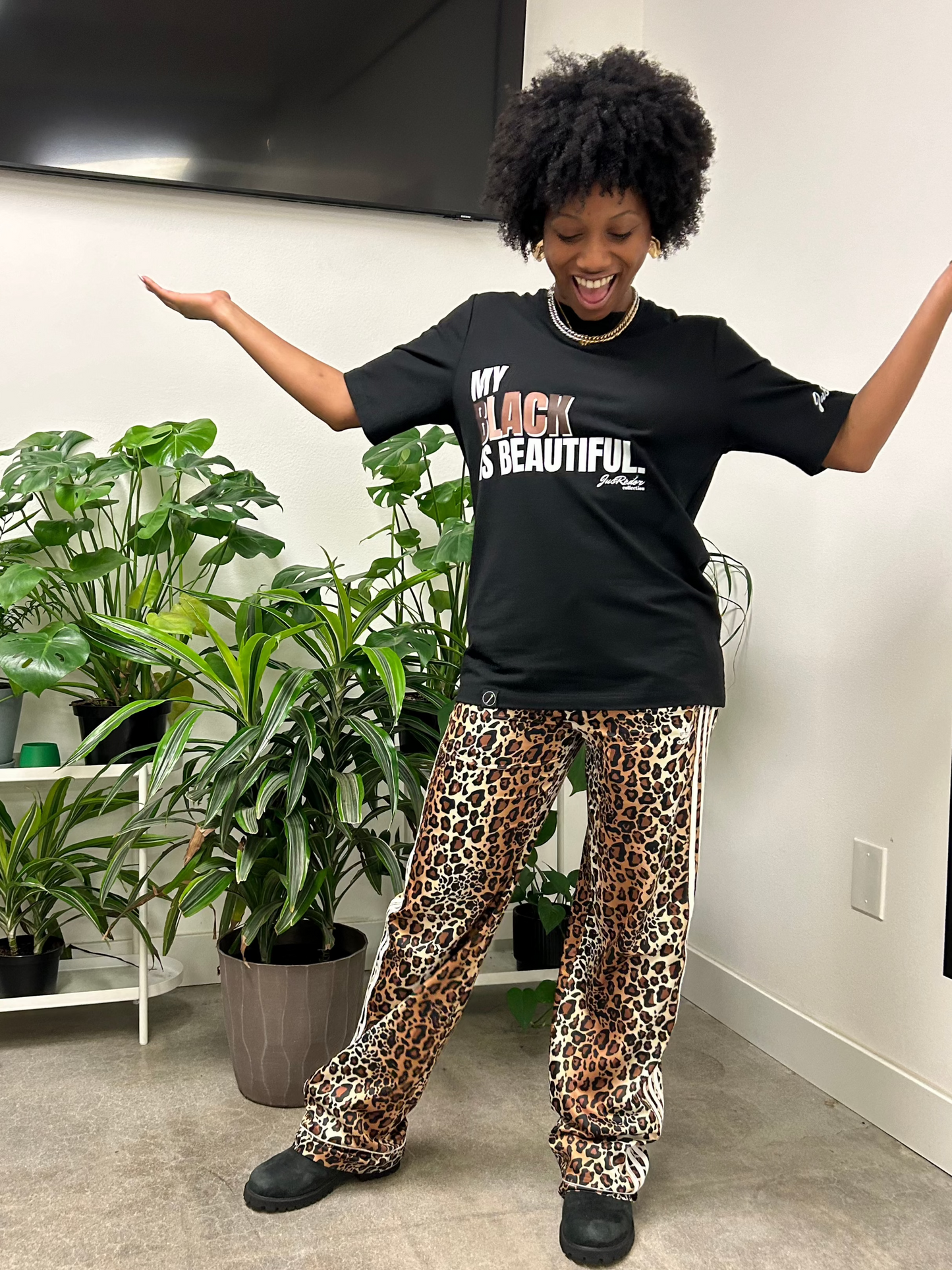 My Black is Beautiful Bamboo Graphic Short Sleeve T-Shirt