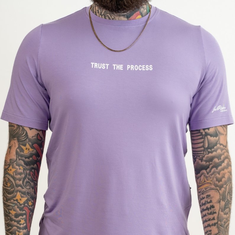 Trust The Process Unisex Graphic Tee - Lavender - JusRédorShirt