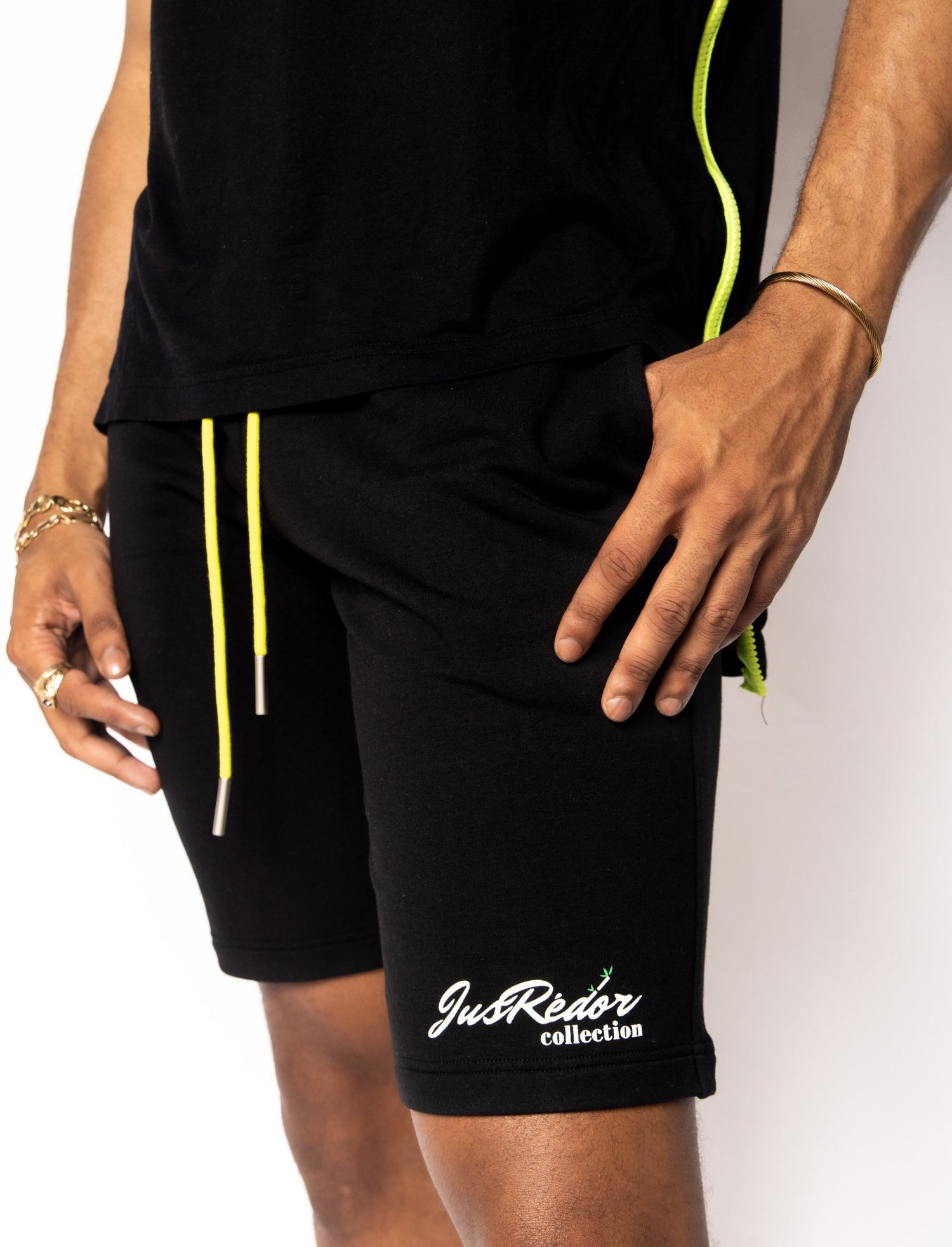 Black Kuma Boi Shorts - JusRédorShorts
