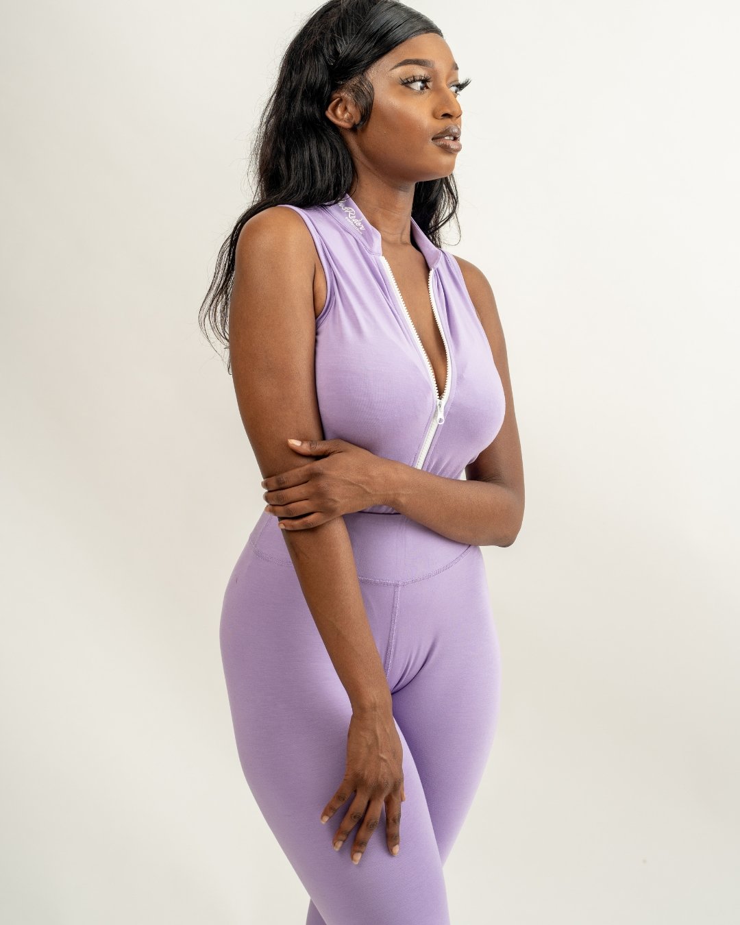 Deuce Essence Leggings Set – Lavender - JusRédorLeggings and bodysuit set